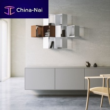 Wall-mounted bookcase KUBImodularcontemporarysheet metal