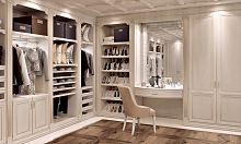 Lacquered wood walk-in wardrobe CAPRICCIO