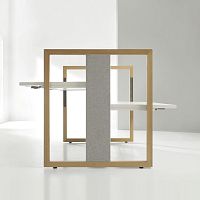Executive office desk STAND UP R contemporarywoodenmetal