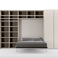 Wall bed doublesinglecontemporary