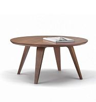 Contemporary coffee table CCT seriesmolded plywoodplywood baseround