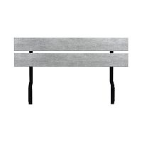 Double bed headboard LISSE 2 PANScontemporaryfabricleather