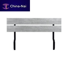 Double bed headboard LISSE 2 PANScontemporaryfabricleather