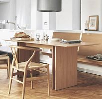 Contemporary table c3oakwalnutcherrywood