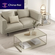 Contemporary side table KUB 3lacquered MDFlacquered metal baserectangular
