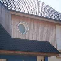 Strip cladding woodenpaintedvertical