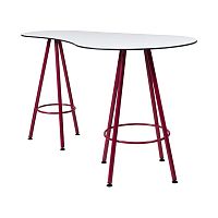 Contemporary high bar table XICO HARICOTpolyethylenesteel basefor restaurant