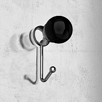 Contemporary coat hook Sfera - P707metalglassindividual