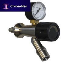 Medical gas pressure reducer QualityREG INLINEsingle-stageadjustable-flow