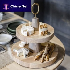 Wooden centerpiece BABELbrasscontemporary
