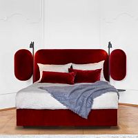 King size bed Wingsqueen sizecontemporaryupholstered