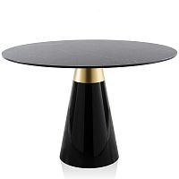 Contemporary table JAR-BIpainted steelsteel baseround