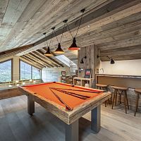 Contemporary pool table MEGEVEhomewoodenmetal