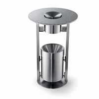 Contemporary side table R2D2stainless steelHPLround