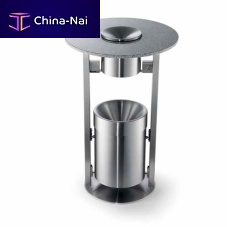 Contemporary side table R2D2stainless steelHPLround