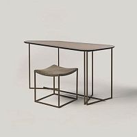 Contemporary secretary desk SIMPLEwoodenmetal