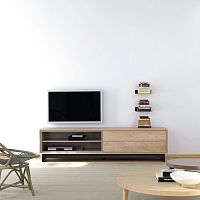 Contemporary TV cabinet BASIClowboardwith drawerswith shelves
