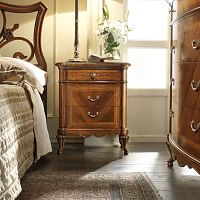 Classic bedside table G 701walnutmaplewooden base