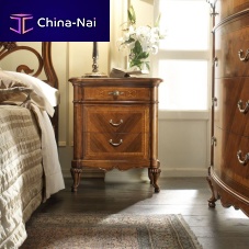 Classic bedside table G 701walnutmaplewooden base