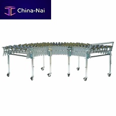 Skate wheel conveyor GT Serieshorizontaltransporttelescopic