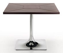 Contemporary table MYPODwoodenmetal basesquare