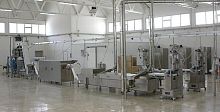 Pasta production line with drying freshshort-cutwith cooling