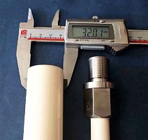 Plunger piston ceramicfor the food industryfor the petrochemical industry