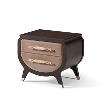 Contemporary bedside table CVN030woodenrectangularwith drawer