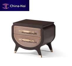 Contemporary bedside table CVN030woodenrectangularwith drawer