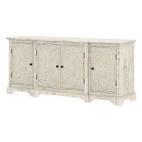 Traditional sideboard NOTTINGHAMsolid woodwith swing doors4-legged