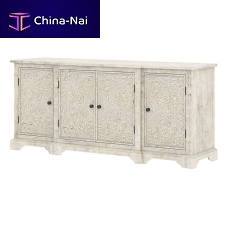 Traditional sideboard NOTTINGHAMsolid woodwith swing doors4-legged