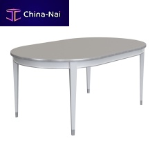 Contemporary table EXTRAORDINARY GREYwoodenwooden baseoval