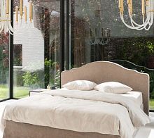 Double bed headboard BAROCtraditionalfabricupholstered