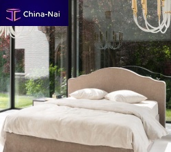 Double bed headboard BAROCtraditionalfabricupholstered