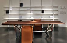 Contemporary table FRATINOmarbleteakMDF