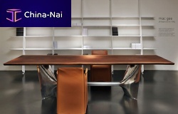 Contemporary table FRATINOmarbleteakMDF
