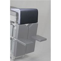 Operating table abdominal support