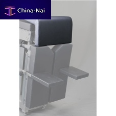 Operating table abdominal support