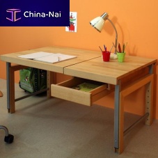 Contemporary desk DEBE.DETAIL ZIGGYwoodenmelamine4-legged