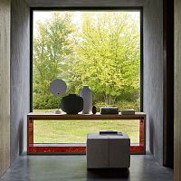 Contemporary sideboard table Frank'12wood veneerwood veneer baserectangular