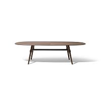 Contemporary table AGOplywoodmarblewalnut base