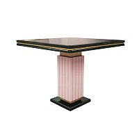 Contemporary dining table JENNIFERsolid woodsmoked glasssquare