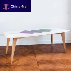 Contemporary dining table BOLGE 79beechepoxyrectangular