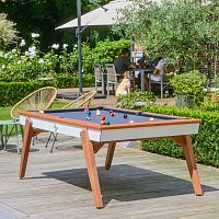 Outdoor pool table Millesime contemporaryhomecommercial