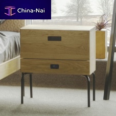 Minimalist design bedside table Eheoaksolid woodnatural oak