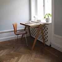 Free-standing desk Fieldcontemporaryoakstraight