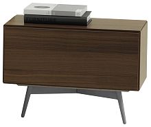 Contemporary bedside table LUGANOMDFsteelrectangular