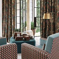 Upholstery fabric SINTRA : SAUDADEfor curtainnature patternfloral pattern