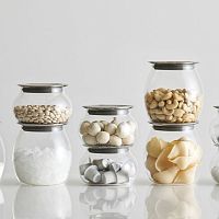 Glass storage box TOTEM