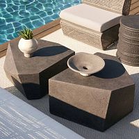 Contemporary coffee table DROVER compositecomposite basecustom
